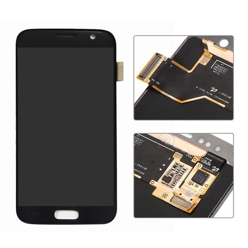 Écran Lcd Dalle Vitre Tactile Pour Samsung Galaxy S7 G930a G930t G930v G930p Noir