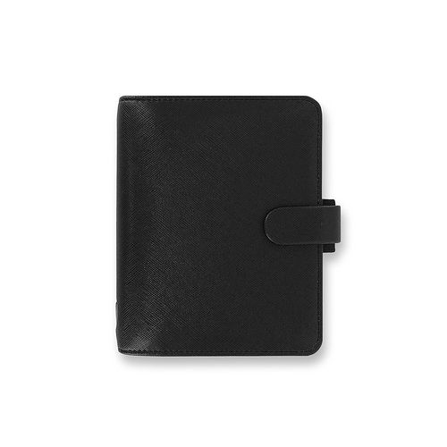 Carpentras Sign Agenda Organiseur "Saffiano" Format Pocket Noir