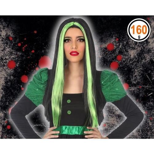 Perruque Halloween Adultes Femmes - Vert