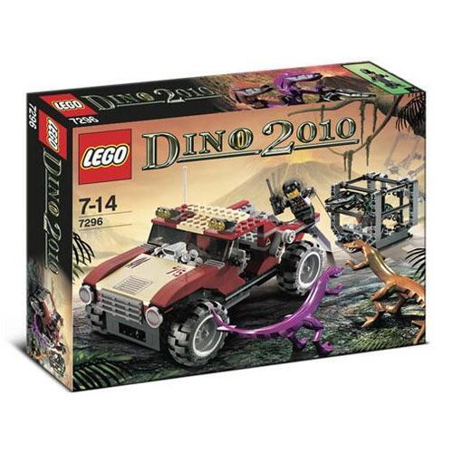 Lego Dino 2010 7296 Dino 4wd Trapper La Traque Du Dinosaure