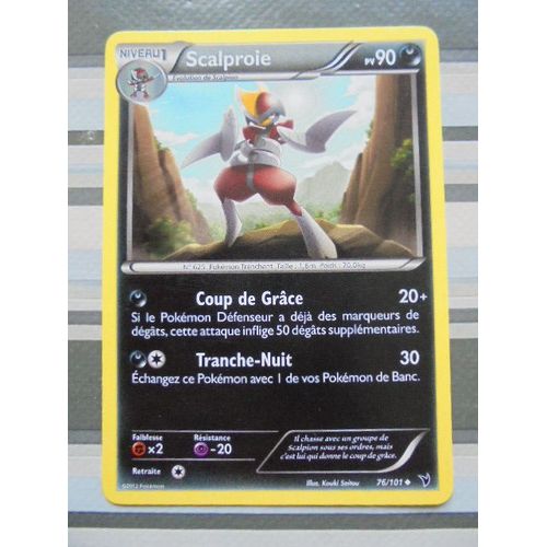 Carte Pokémon Scalproie 76/101 Française