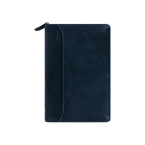 Carpentras Sign Agenda Organiseur "Lockwood Zip" Format Personal Zip 1 Semaine Sur 2 Pages Bleu Marine