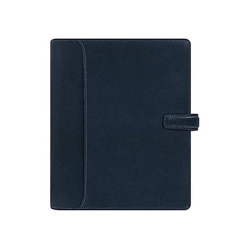 Carpentras Sign Agenda Organiseur "Lockwood" Format A5 Semaine Sur 2 Pages Bleu Marine