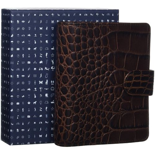 Carpentras Sign Agenda Organiseur "Classic Croc" Format Pocket Brun