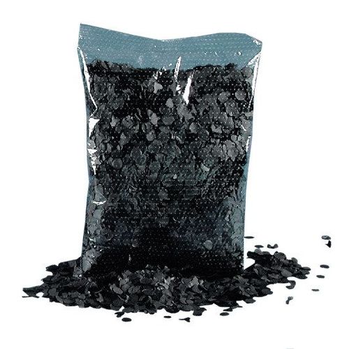 Sachet De Confettis Noir 200g Taille Unique