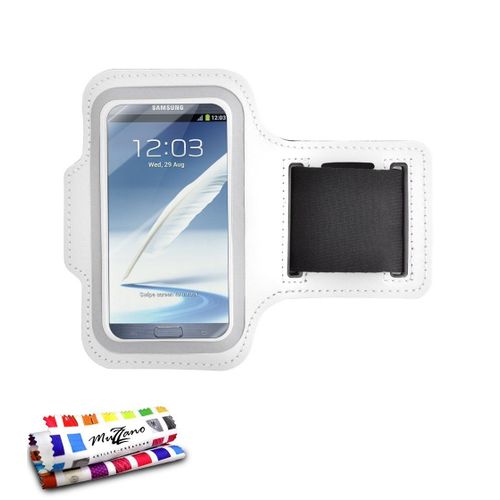 Brassard De Sport Samsung Galaxy S7 Edge Blanc Anti-Dérapant