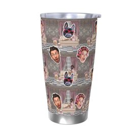 Gobelet Personnalisé Avec Visage 590ml Nuits Enneigées À Paris=7 Tasse De Café Pour Voiture Avec Photo D'animaux De Compagnie,Bébé,Enfants,Hommes,Femmes