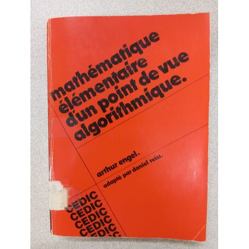 Mathématique Élémentaire D'un Point De Vue Algorithmique