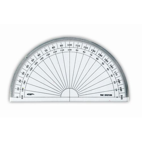 Rapporteur 1/2 Cercle Grades Ø 13 Cm - Graphoplex