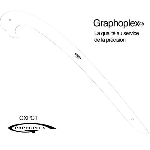 Courbe En Altuglas Transparent 70 Cm - Graphoplex