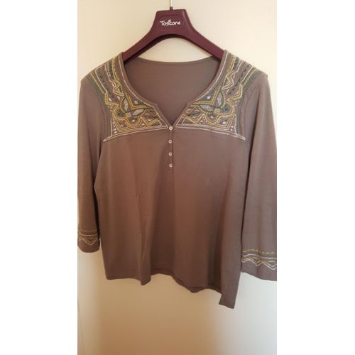 Polo Armand Thiery Coton 46 Marron