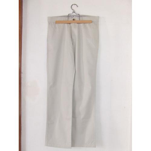 Pantalon Monoprix Coton M Beige 