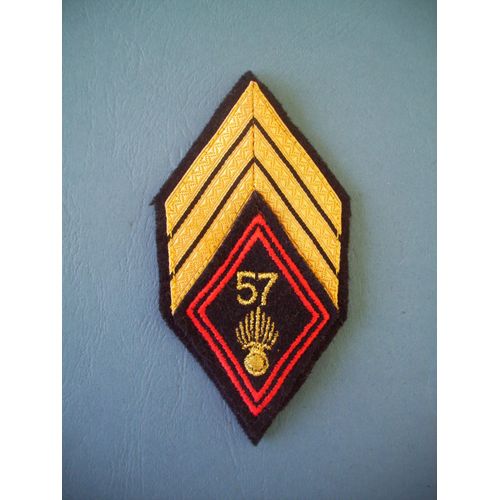Losange De Bras Modele 1945 / Insigne / Patch / 57° Regiment Infanterie