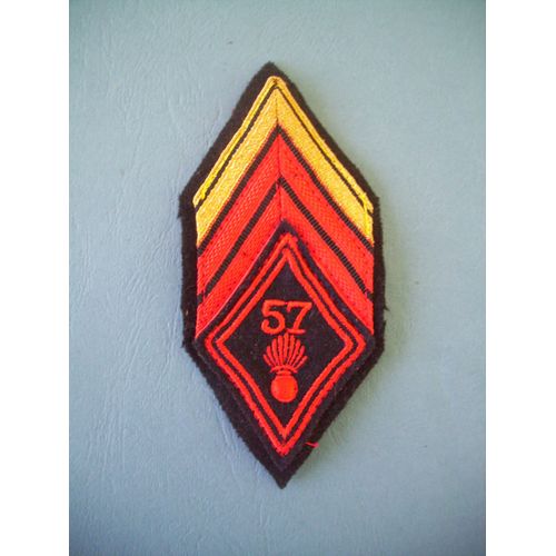 Losange De Bras Modele 1945 / Insigne / Patch / 57° Regiment Infanterie