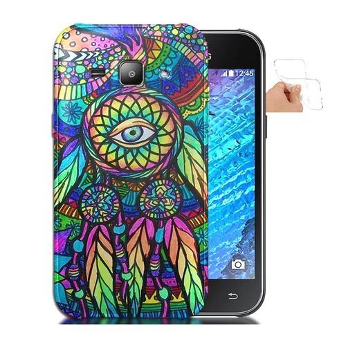 Coque Attrape Rêves Multicouleurs Samsung J1, Coque De Telephone Tpu