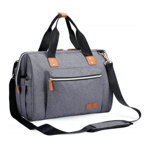 Sac À Langer Grande Bandoulière Multifonctionnel Bébé - Welavila - Quotidien - Gris - Femme