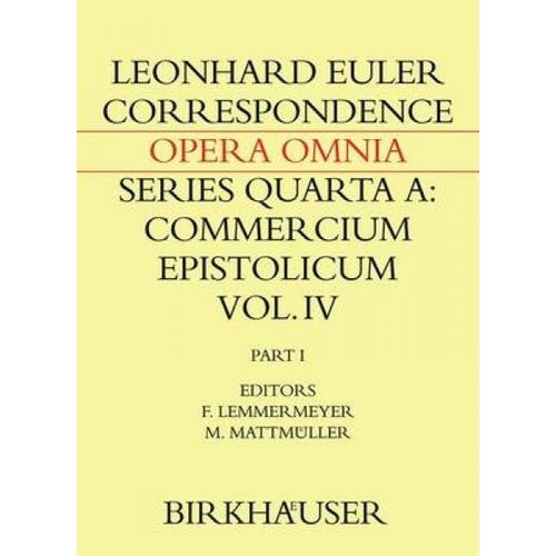 Correspondence Of Leonhard Euler With Christian Goldbach 01