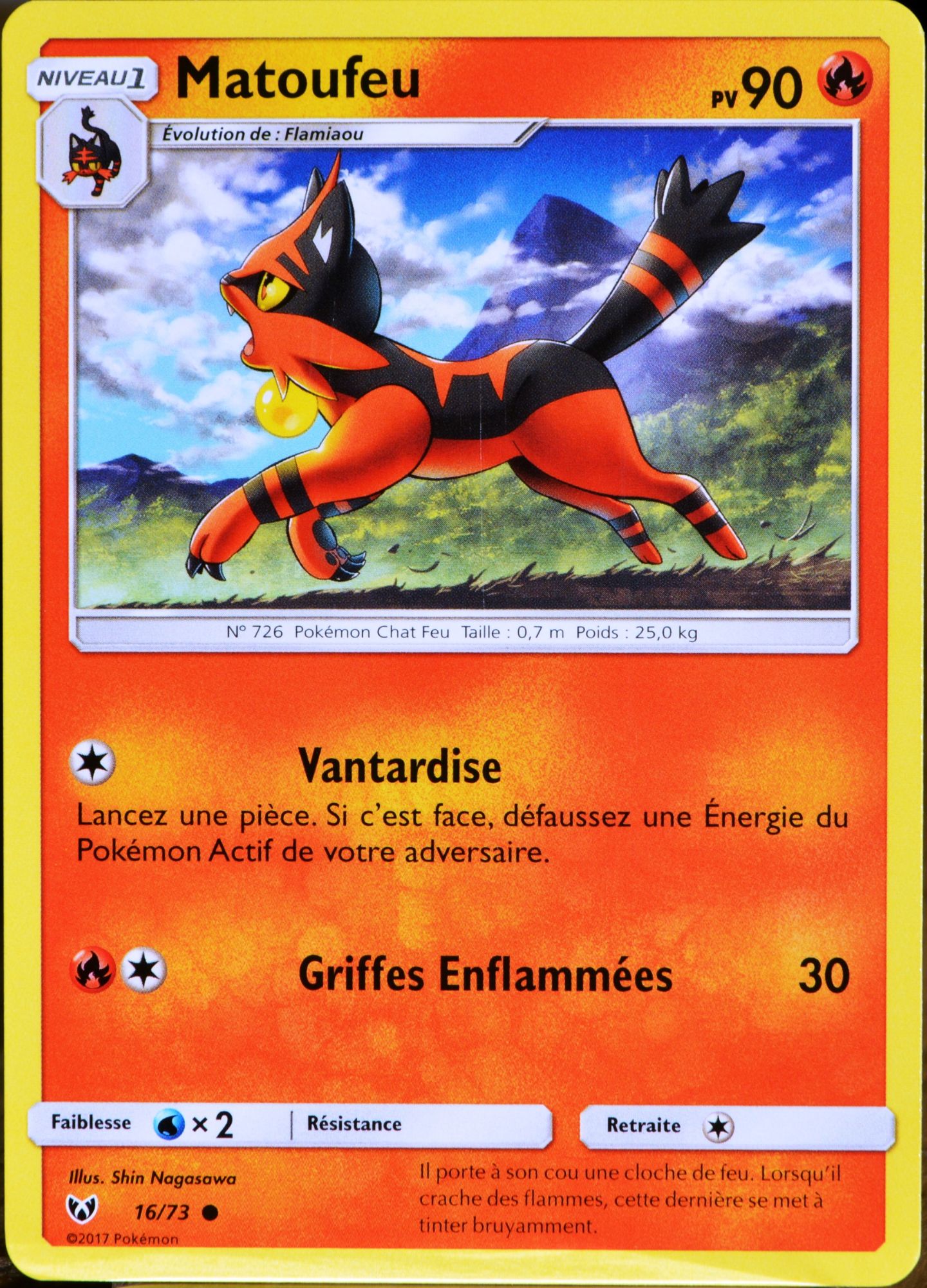 carte Pokémon 25/149 Matoufeu 90 PV