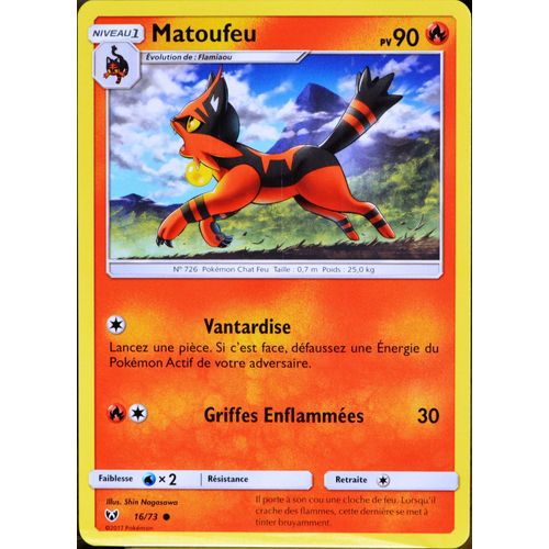 Carte Pokémon 16/73 Matoufeu 90 Pv