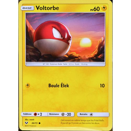 Carte Pokémon 30/73 Voltorbe 60 Pv Sl3.5 Légendes Brillantes Neuf Fr