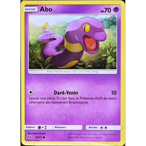 Carte Pokémon 36/73 Abo 70 Pv