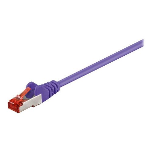 MicroConnect - Câble réseau - RJ-45 (M) pour RJ-45 (M) - 1.5 m - SFTP, PiMF - CAT 6 - sans halogène, sans crochet, bloqué - violet