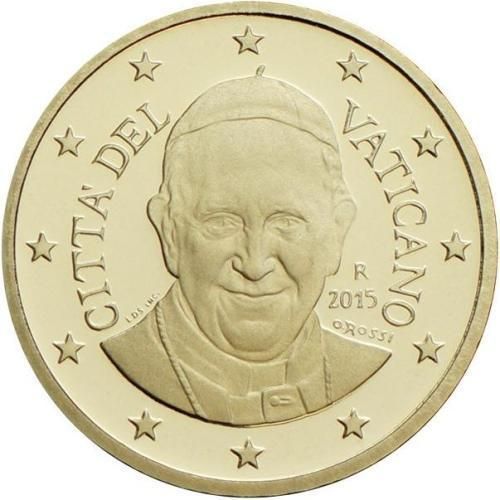 Pièce 50 Centimes Euros Neuve Vatican 2015