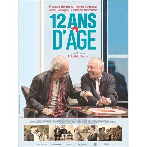 12 Ans D'âge - 2013 - Frédéric Proust, François Berléand, Patrick Chesnais - 116x158cm - Affiche Cinéma Originale - Envoi Plié