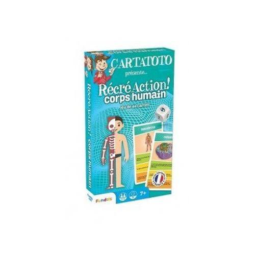 Recre Action Corps Humain - Cartatoto - Jeu De 44 Cartes - Ref. 410163