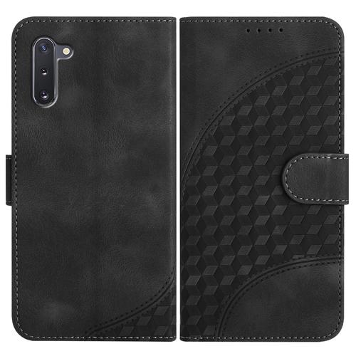 Coque Pour Samsung Galaxy Note 10,Etui De Samsung Galaxy Note 10 Premium En Cuir Pochette Protection,Samsung Galaxy Note 10 Portefeuille Rabat Clapet Case,Antichoc Housse De Etui,Noir