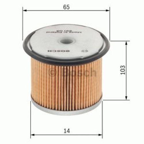 Filtre, Carburant Bosch
