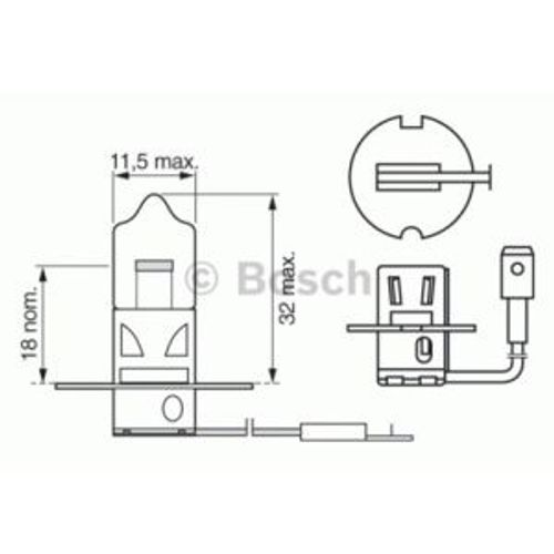 Ampoule, Projecteur Antibrouillard Bosch