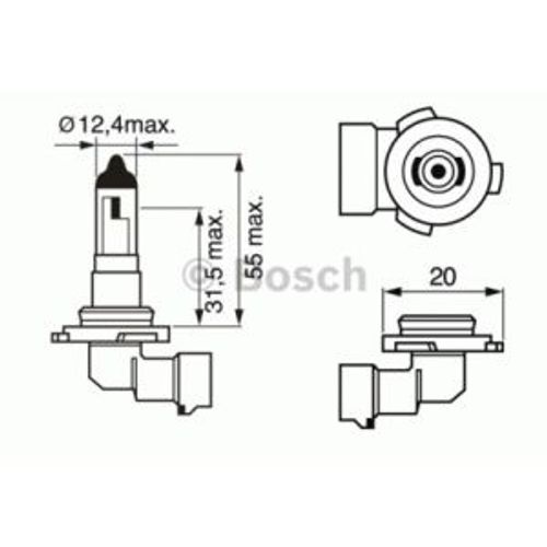 Ampoule, Projecteur Antibrouillard Bosch