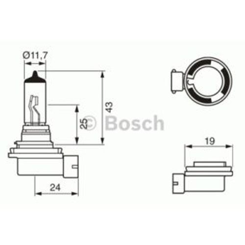 Ampoule, Projecteur Antibrouillard Bosch
