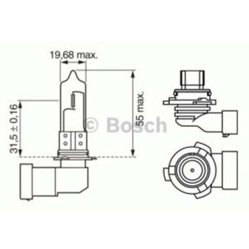 Ampoule, Projecteur Antibrouillard Bosch