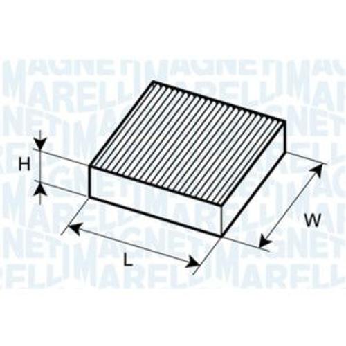 Filtre, Air Intérieur Magneti Marelli