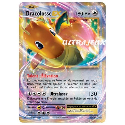 Pokémon - 72/108 - Xy - Evolutions - Dracolosse Ex - Ex