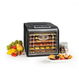 Klarstein Fruit Jerky Plus 6 Déshydrateur Minuteur 6 étages Plaque métallique 420-500W - noir