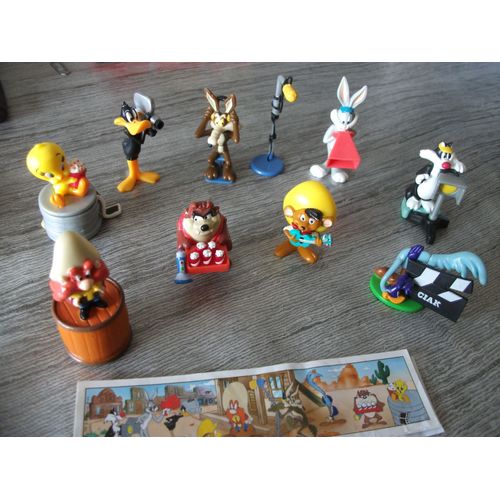 Kinder Surprise Looney Tunes 2002 Série Complète 9 + 6 Bpz. Ferrero.