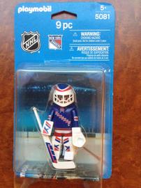 Playmobil 5081 Hockeyeur Gardien De But Des Rangers De New York