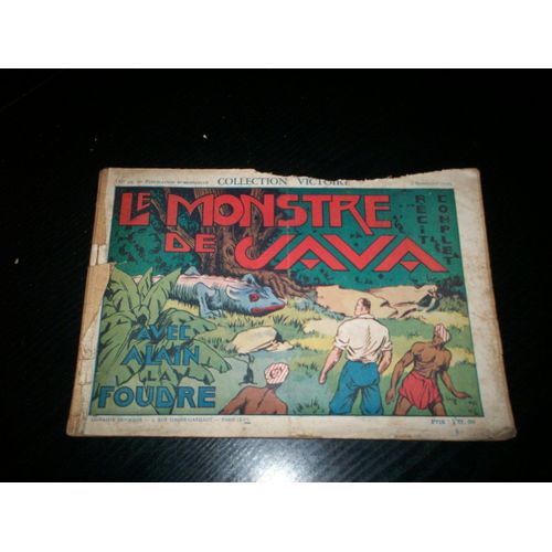Collection Victoire N°21 Le Monstre De Java Avec Alain La Foudre