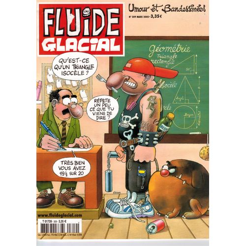 Fluide Glacial 309 .. Gotlib, Léandri, Hugot, Coyote, Pichon, Gimenez, Goossens, Moerell, Maëster .!