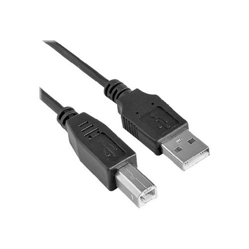 Nilox - Câble USB - USB type B (M) pour USB (M) - USB 2.0 - 1.8 m - noir (pack de 10)