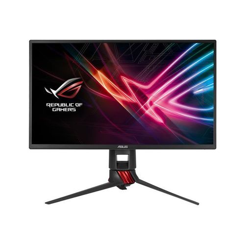 ASUS ROG Strix XG258Q - Écran LED - jeux - 24.5" - 1920 x 1080 Full HD (1080p) - TN - 400 cd/m² - 1000:1 - 1 ms - 2xHDMI, DisplayPort - rouge, gris foncé