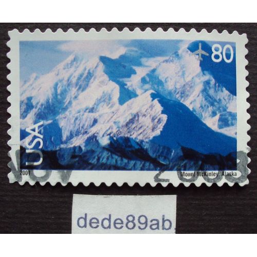 Etats-Unis.. 80 U S A . Mount Mc.Kinley Alaska . Oblitéré Used Stamp.