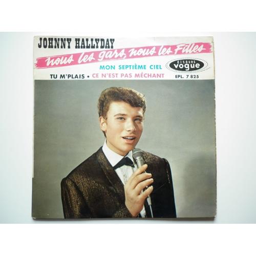 ② Johnny Hallyday, vinyle  Nous les gars, nous les filles  — Vinyles