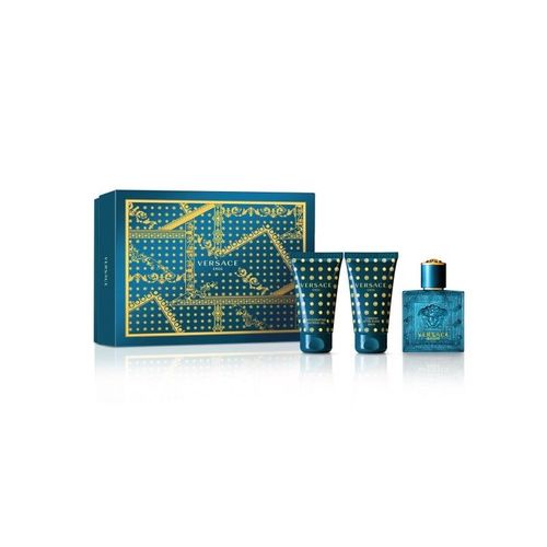 Versace Eros Edt 50 Ml + A/S 50 Ml + Gel 50 Ml Set Regalo 