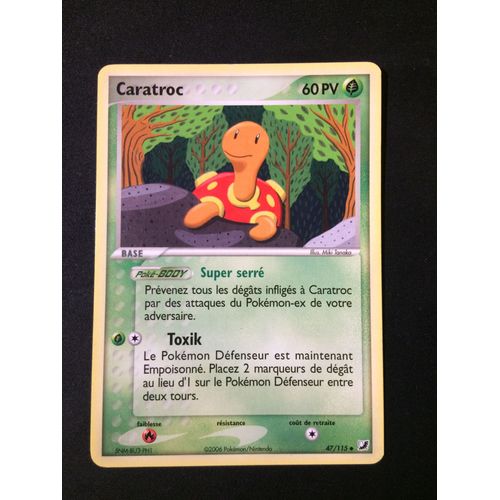 Caratroc 47/115 Set Ex Forces Cachées Fr