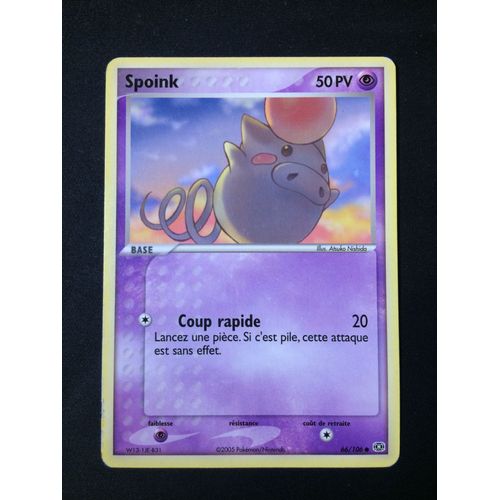 Spoink 66/106 Set Ex Emeraude Fr