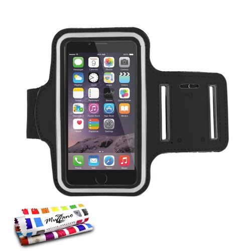 Brassard De Sport Iphone 6 6s Plus (5"5) Noir Anti-Dérapant